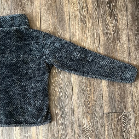Columbia Jacket Women’s Charcoal Gray Fuzzy Full Zip Athleisure, Size Medium - Picture 7 of 14
